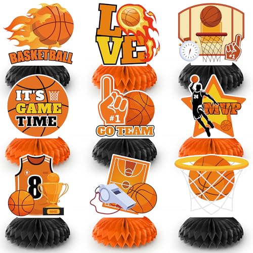 Huxolynifty Basketball Party Waben Mittelstücke, 9 Pcs Basketball Geburtstag Party Deko Waben Basketball Deko Geburtstag Waben für Basketball Party Decorations, Basketball Geburtstagsfeier Huxolynifty Basketball Party Waben Mittelstücke, 9 Pcs Basketball Geburtstag Party Deko Waben Basketball Deko Geburtstag Waben für Basketball Party Decorations, Basketball Geburtstagsfeier von Huxolynifty