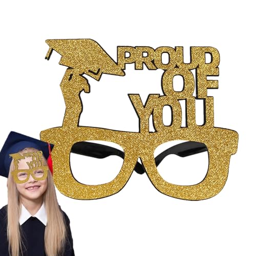 Huyeruie Abschlussbrille | 2024 Brillenrahmen, leichte Foto-Requisiten für Abschlussfeier, Freunde, Cosplay, Maskerade Huyeruie Abschlussbrille | 2024 Brillenrahmen, leichte Foto-Requisiten für Abschlussfeier, Freunde, Cosplay, Maskerade von Huyeruie