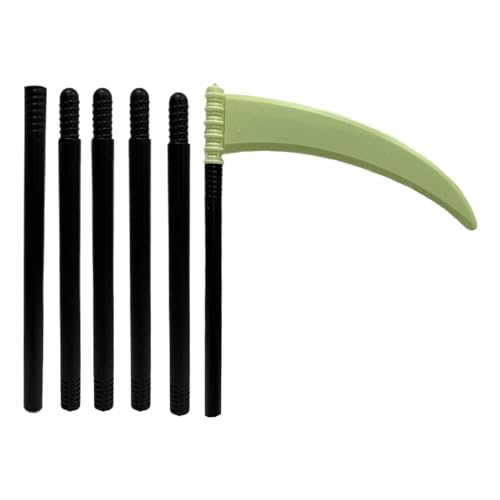 Huyeruie Death Scythe, Faux Scythe, 1.9 m Long Faux Scythe, Adjustable Handle For Kids And Adults Costume Accessories Huyeruie Death Scythe, Faux Scythe, 1.9 m Long Faux Scythe, Adjustable Handle For Kids And Adults Costume Accessories von Huyeruie