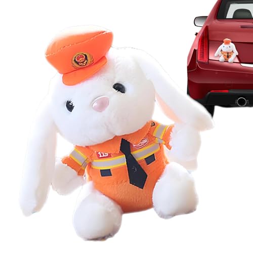 Polizist- -Puppe | Auto-Außenplüsch- - – niedliches Cartoon-Kofferraum-Ornament, Auto-Schwanz-Anhänger aus Plüsch für Auto, Motorräder Polizist- -Puppe | Auto-Außenplüsch- - – niedliches Cartoon-Kofferraum-Ornament, Auto-Schwanz-Anhänger aus Plüsch für Auto, Motorräder von Huyeruie
