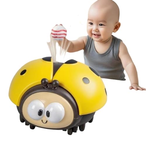 Hvjwfu Hängendes Marienkäfer Ballspielzeug, Marienkäfer Spielzeug für Kinder, Marienkäfer Ballgebläse, niedliches Einsiedlerkrebs Ballgebläse Spielzeug, fürZuhause, Kindergarten-Y von Hvjwfu