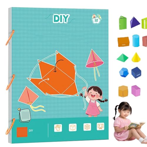 HvjwfuPull String 3D Geometry Learning Book, 3D-Geometrie-Lernbuch mit Zugschnur, Pull String 3D Geometrie Lernbuch, Geometrie Lernspielzeug Geschenk für -12-Model HvjwfuPull String 3D Geometry Learning Book, 3D-Geometrie-Lernbuch mit Zugschnur, Pull String 3D Geometrie Lernbuch, Geometrie Lernspielzeug Geschenk für -12-Model von Hvjwfu