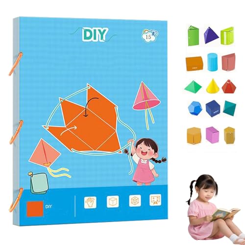 HvjwfuPull String 3D Geometry Learning Book, 3D-Geometrie-Lernbuch mit Zugschnur, Pull String 3D Geometrie Lernbuch, Geometrie Lernspielzeug Geschenk für -15-Model HvjwfuPull String 3D Geometry Learning Book, 3D-Geometrie-Lernbuch mit Zugschnur, Pull String 3D Geometrie Lernbuch, Geometrie Lernspielzeug Geschenk für -15-Model von Hvjwfu