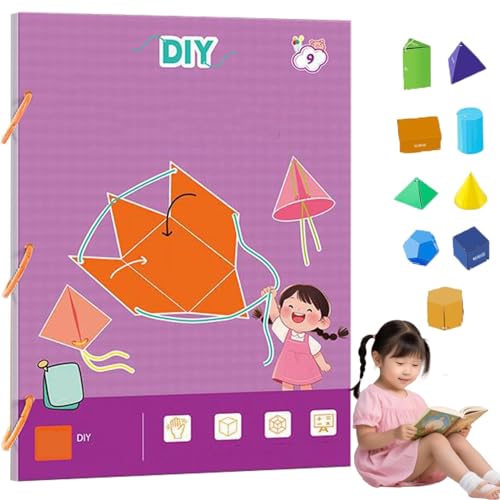 HvjwfuPull String 3D Geometry Learning Book, 3D-Geometrie-Lernbuch mit Zugschnur, Pull String 3D Geometrie Lernbuch, Geometrie Lernspielzeug Geschenk für -9-Model HvjwfuPull String 3D Geometry Learning Book, 3D-Geometrie-Lernbuch mit Zugschnur, Pull String 3D Geometrie Lernbuch, Geometrie Lernspielzeug Geschenk für -9-Model von Hvjwfu