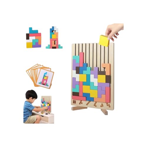 Tüftel Tetris,mivoza Holz Stapelspiel Tetris, Tetris Holzspiel, Holz Stapelspiel Tetris, Tetris-Spiel Aus, 3D Spiel,Teaser Puzzle Gehirn Interaktion Sortierung, 3D-Puzzle-A Tüftel Tetris,mivoza Holz Stapelspiel Tetris, Tetris Holzspiel, Holz Stapelspiel Tetris, Tetris-Spiel Aus, 3D Spiel,Teaser Puzzle Gehirn Interaktion Sortierung, 3D-Puzzle-A von Hvjwfu