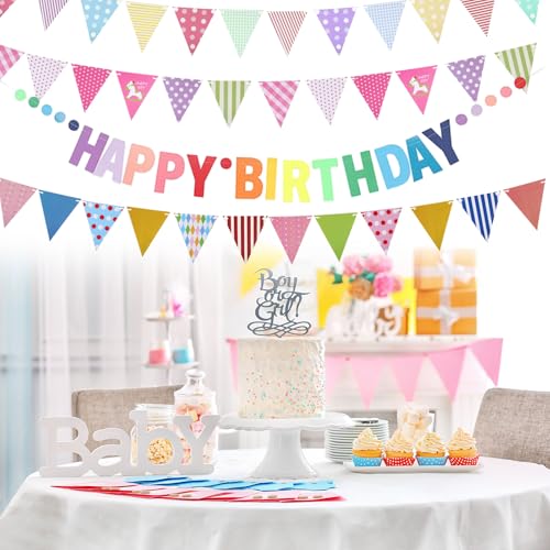 Happy Birthday Girlande Geburtstag, Geburtstagsdeko Banner Bunt, Geburtstagsgirlande Kinder Deko, Happy Birthday Decorations Erwachsene Kinder Junge Mädchen, Geburtstag Girlande Happy Birthday Girlande Geburtstag, Geburtstagsdeko Banner Bunt, Geburtstagsgirlande Kinder Deko, Happy Birthday Decorations Erwachsene Kinder Junge Mädchen, Geburtstag Girlande von HweeWanX