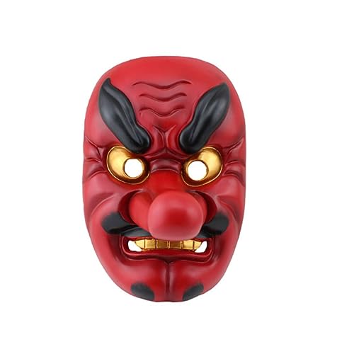 Buddhismus Prajna Samurai Latex Maske Horror Kopfbedeckung für Halloween Karneval Kostüm Party Requisiten von Hworks