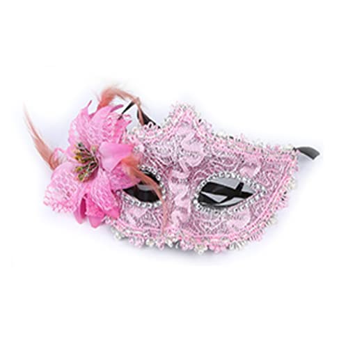 Floral Mask Party Halloween Fancy Dress Half Cosplay Face Cover von Hworks