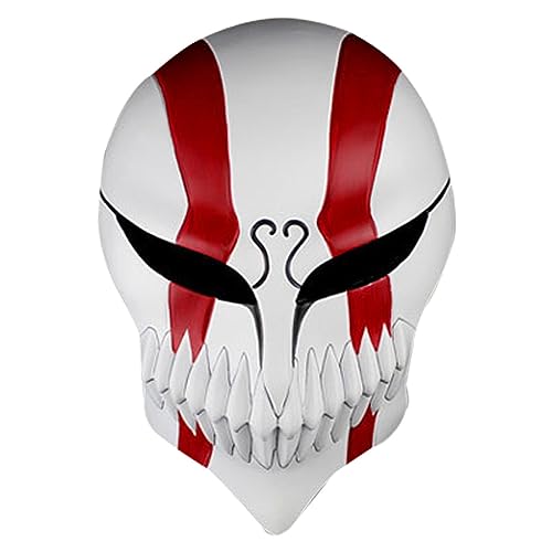 Hworks Anime Bleach Kurosaki Ichigo Cosplay Maske, Collector's Edition, Resin Half Face Mask für Unisex Anime Fans & Cosplay Enthusiasten Hworks Anime Bleach Kurosaki Ichigo Cosplay Maske, Collector's Edition, Resin Half Face Mask für Unisex Anime Fans & Cosplay Enthusiasten von Hworks