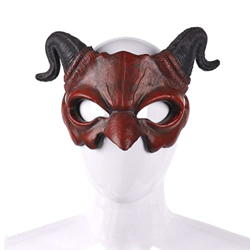 Hworks Klauenmaske aus PU-Schaum, halbe Gesichtsabdeckung, Halloween, Cosplay, Party-Requisite von Hworks
