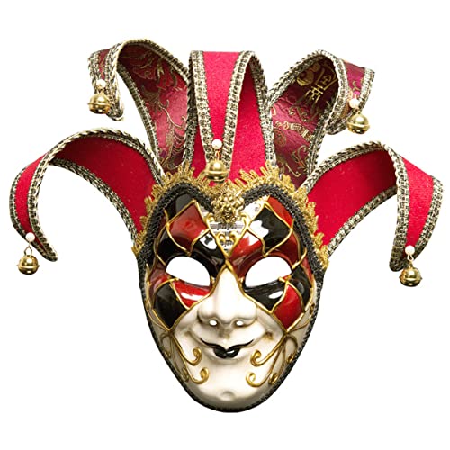 Venedig Vintage Maske Horror Kopfbedeckung für Halloween Karneval Kostüm Party Requisiten von Hworks