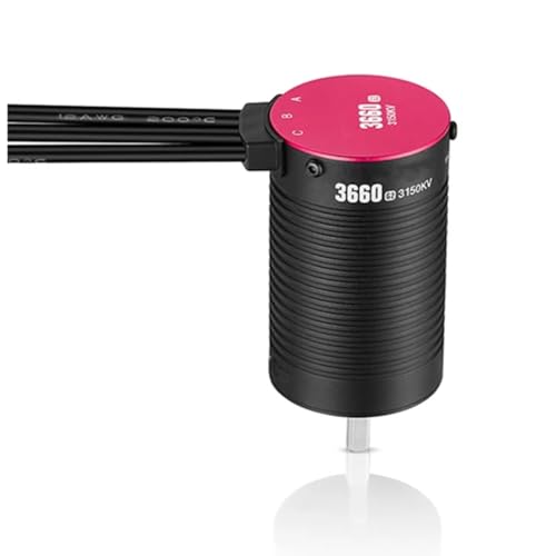 Hxhsgmeh 3660SL G2 Motor 2-4S RC-Auto-Motor, Abnehmbares Design, 3150KV für 1/10 RC-Auto von Hxhsgmeh