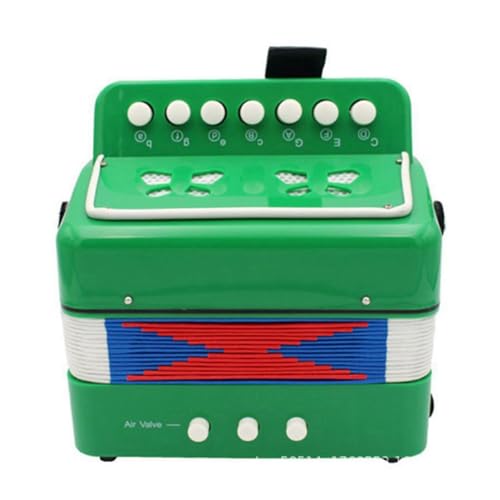 Hxhsgmeh Akkordeonspielzeug 7-Tasten-Akkordeons für Kinder, Pädagogisches Musikinstrument-Geschenk für Kleinkinder, Anfänger, und Mädchen Hxhsgmeh Akkordeonspielzeug 7-Tasten-Akkordeons für Kinder, Pädagogisches Musikinstrument-Geschenk für Kleinkinder, Anfänger, und Mädchen von Hxhsgmeh
