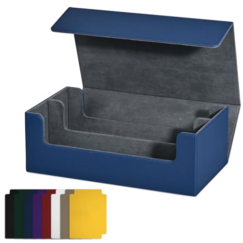 Hxhsgmeh Kartendeck-Aufbewahrungsbox, Magnetverschluss, Kartenhalter für Magnetische Spielkarten, Blau Hxhsgmeh Kartendeck-Aufbewahrungsbox, Magnetverschluss, Kartenhalter für Magnetische Spielkarten, Blau von Hxhsgmeh