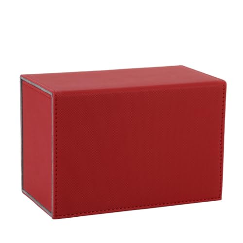 Hxhsgmeh Kartenspielbox, Premium-Kartenbox mit Aufklappbarem Würfelfach, Aufbewahrungsbox für Kartenspiele für Sport, Spielkarten, Einfach zu Verwenden, Rot Hxhsgmeh Kartenspielbox, Premium-Kartenbox mit Aufklappbarem Würfelfach, Aufbewahrungsbox für Kartenspiele für Sport, Spielkarten, Einfach zu Verwenden, Rot von Hxhsgmeh