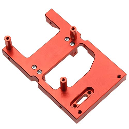 Hxhsgmeh Rc Auto Metall Lenkung Servo Warenhaus Feste Halterung für B14 B24 C14 C24 Q65 Mn D90 D99S Mn45, Rot von Hxhsgmeh