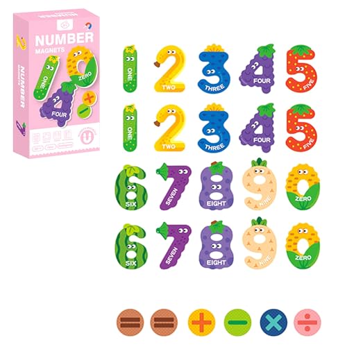 Hxiaen Buchstaben-Spielzeug für Babys, im von 1, 2 und 3 Jahren, niedliche Tiere, Spielzeug, pädagogisches Lern-Alphabet, Magnete für den Kühlschrank, Osterkorb-Stuffers Lernuhren (C, One Size) von Hxiaen