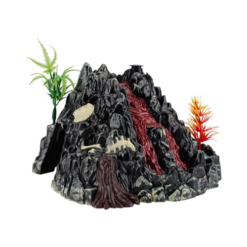 Hxiaen Vulkan-Ornament, Vulkansimulation, Klangmodell, DIY-Spray-Eruptionsmodell, Lichter, Bildung Kunst Und Handwerk (Red, One Size) von Hxiaen