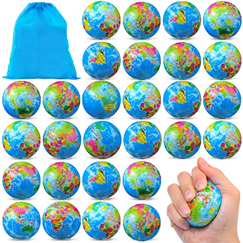 HyDren 100 Stück Mini-Globus-Stressbälle, 5,1 cm, Welterde, Schaumstoff-Entlastung, Stressbälle für Fingerübung, Schule, Karneval, Belohnung, Party, Geschenktüte, Stressabbau-Ball HyDren 100 Stück Mini-Globus-Stressbälle, 5,1 cm, Welterde, Schaumstoff-Entlastung, Stressbälle für Fingerübung, Schule, Karneval, Belohnung, Party, Geschenktüte, Stressabbau-Ball von HyDren