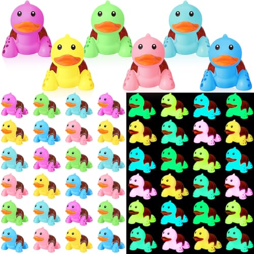 HyDren Gummi-Schildkrötenente, leuchtet im Dunkeln, niedlich, quietschend, Meerestier, Gummi-Spielzeug, schwimmende Badewanne, Gefälligkeiten für Meer, Karneval, Schwimmbad, Party, Jagd, Strand HyDren Gummi-Schildkrötenente, leuchtet im Dunkeln, niedlich, quietschend, Meerestier, Gummi-Spielzeug, schwimmende Badewanne, Gefälligkeiten für Meer, Karneval, Schwimmbad, Party, Jagd, Strand von HyDren
