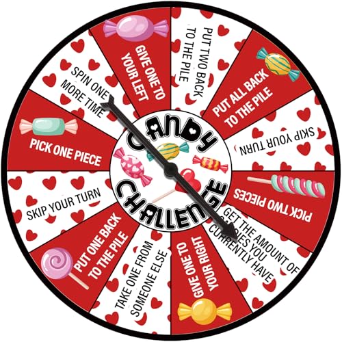 HyDren Valentinstag Spiel Spinner Candy Challenge Game Spinner für Valentine Party Valentinstag Aktivität Galentine Spiele HyDren Valentinstag Spiel Spinner Candy Challenge Game Spinner für Valentine Party Valentinstag Aktivität Galentine Spiele von HyDren