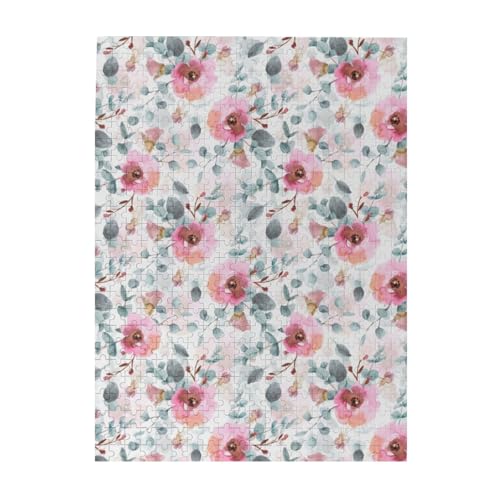 Puzzle 500 Teile für Erwachsene Familien Puzzlespiel für die ganze Familie Anspruchsvolle Puzzles,Australische Flora Aquarell Eukalyptus und erröten Blumen Puzzle 500 Teile für Erwachsene Familien Puzzlespiel für die ganze Familie Anspruchsvolle Puzzles,Australische Flora Aquarell Eukalyptus und erröten Blumen von Hyaszst