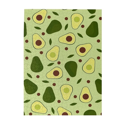 Puzzle 500 Teile für Erwachsene Familien Puzzlespiel für die ganze Familie Anspruchsvolle Puzzles,Avocado Vintage Avocado Puzzle 500 Teile für Erwachsene Familien Puzzlespiel für die ganze Familie Anspruchsvolle Puzzles,Avocado Vintage Avocado von Hyaszst