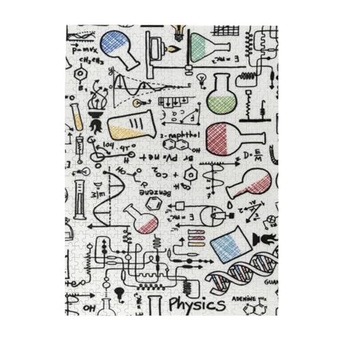 Puzzle 500 Teile für Erwachsene Familien Puzzlespiel für die ganze Familie Anspruchsvolle Puzzles,Chemie-Experimente Wissenschaft Wissenschaftliche Experimente Puzzle 500 Teile für Erwachsene Familien Puzzlespiel für die ganze Familie Anspruchsvolle Puzzles,Chemie-Experimente Wissenschaft Wissenschaftliche Experimente von Hyaszst