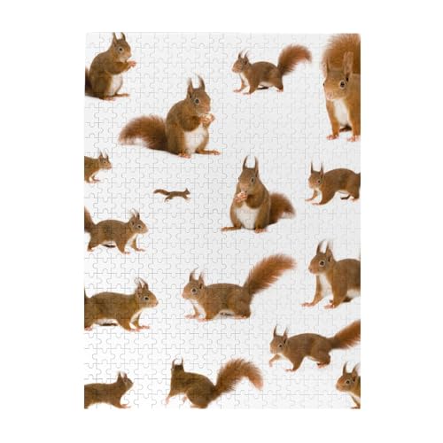 Puzzle 500 Teile für Erwachsene Familien Puzzlespiel für die ganze Familie Anspruchsvolle Puzzles,Eurasische Eichhörnchen Puzzle 500 Teile für Erwachsene Familien Puzzlespiel für die ganze Familie Anspruchsvolle Puzzles,Eurasische Eichhörnchen von Hyaszst
