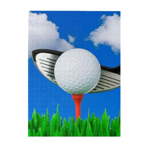 Puzzle 500 Teile für Erwachsene Familien Puzzlespiel für die ganze Familie Anspruchsvolle Puzzles,Golfball Blauer Himmel Wolke Puzzle 500 Teile für Erwachsene Familien Puzzlespiel für die ganze Familie Anspruchsvolle Puzzles,Golfball Blauer Himmel Wolke von Hyaszst