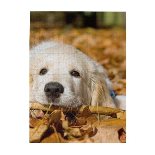 Puzzle 500 Teile für Erwachsene Familien Puzzlespiel für die ganze Familie Anspruchsvolle Puzzles,Lazy Dog Welpe Bedruckt Puzzle 500 Teile für Erwachsene Familien Puzzlespiel für die ganze Familie Anspruchsvolle Puzzles,Lazy Dog Welpe Bedruckt von Hyaszst