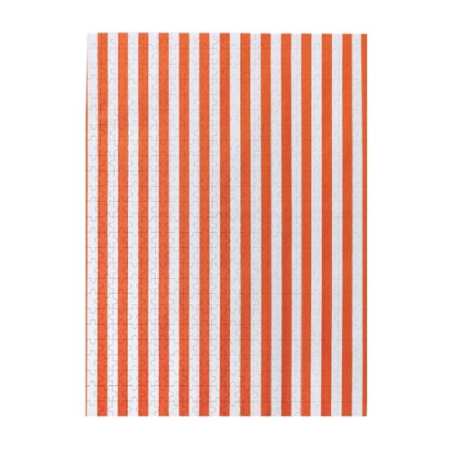 Puzzle 500 Teile für Erwachsene Familien Puzzlespiel für die ganze Familie Anspruchsvolle Puzzles,Orange, dann weiß gestreift Puzzle 500 Teile für Erwachsene Familien Puzzlespiel für die ganze Familie Anspruchsvolle Puzzles,Orange, dann weiß gestreift von Hyaszst