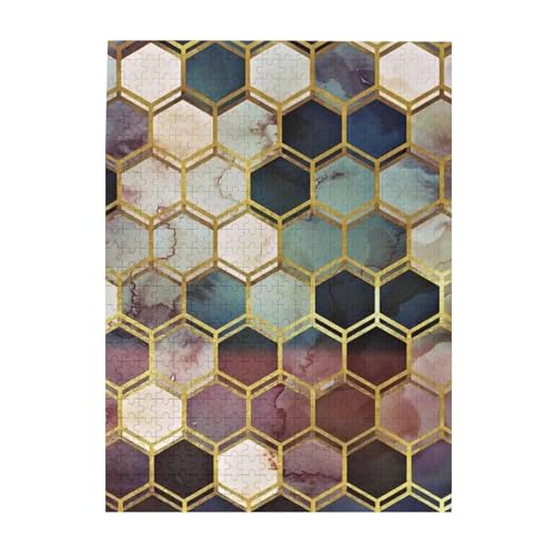 Puzzle 500 Teile für Erwachsene Familien Puzzlespiel für die ganze Familie Anspruchsvolle Puzzles,Robuster Marmor von Hyaszst