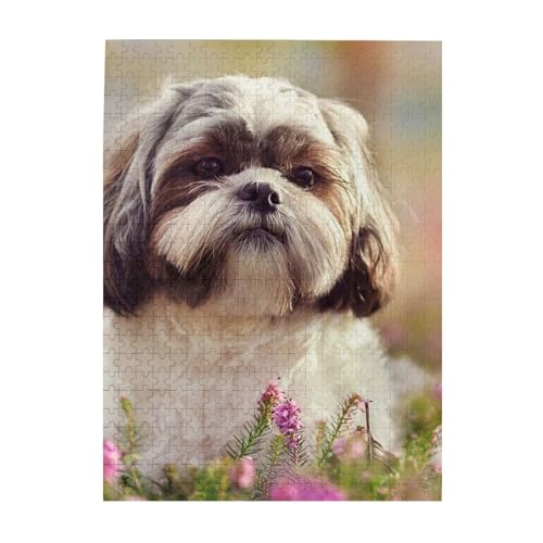 Puzzle 500 Teile für Erwachsene Familien Puzzlespiel für die ganze Familie Anspruchsvolle Puzzles,Shih Tzu Hund Puzzle 500 Teile für Erwachsene Familien Puzzlespiel für die ganze Familie Anspruchsvolle Puzzles,Shih Tzu Hund von Hyaszst