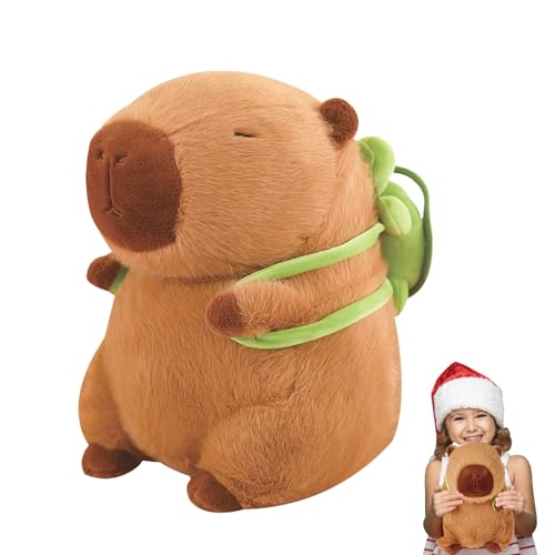 Capybara Plüschtier, 25cm Capybara Kuscheltier, Capybara Tragende Schildkröte, Niedlichen Capybara Plushies, Wasserschwein Kuscheltier Niedliche Capybara Kuscheltier für Kinder Geburtstags Geschenk Capybara Plüschtier, 25cm Capybara Kuscheltier, Capybara Tragende Schildkröte, Niedlichen Capybara Plushies, Wasserschwein Kuscheltier Niedliche Capybara Kuscheltier für Kinder Geburtstags Geschenk von Hyfkjdm