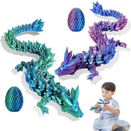 Hyfkjdm 2 Stück Drachenei mit Drache, Drachenei, 3D Drache, Drachenei mit Drache Groß, 3D Drache Im Ei, Beweglicher 3D Gedruckter Drache, Drachen Spielzeug, Drachen Ei für Autos, Büros, Häuser Hyfkjdm 2 Stück Drachenei mit Drache, Drachenei, 3D Drache, Drachenei mit Drache Groß, 3D Drache Im Ei, Beweglicher 3D Gedruckter Drache, Drachen Spielzeug, Drachen Ei für Autos, Büros, Häuser von Hyfkjdm