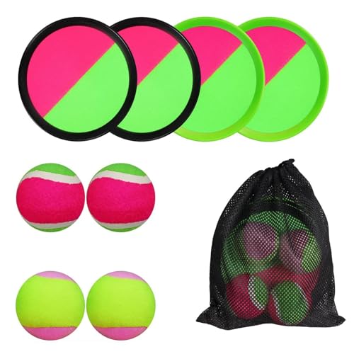 Klettballspiel Bälle, Klettballspiel Für Kinder, Ballspiele Für DraußEn Kinder, Klettspiel Wurf Spiel Kinder, Ball Spiele Draußen, Outdoor-Spielzeug Für Garten, Strand, Haus Und Party Klettballspiel Bälle, Klettballspiel Für Kinder, Ballspiele Für DraußEn Kinder, Klettspiel Wurf Spiel Kinder, Ball Spiele Draußen, Outdoor-Spielzeug Für Garten, Strand, Haus Und Party von Hyfkjdm