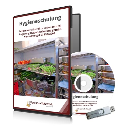 Hygieneschulung gemäß Verordnung (EG) 852/2004 – Aufbaukurs: Korrekte Lebensmittel-Lagerung. von Hygiene-Netzwerk profiline