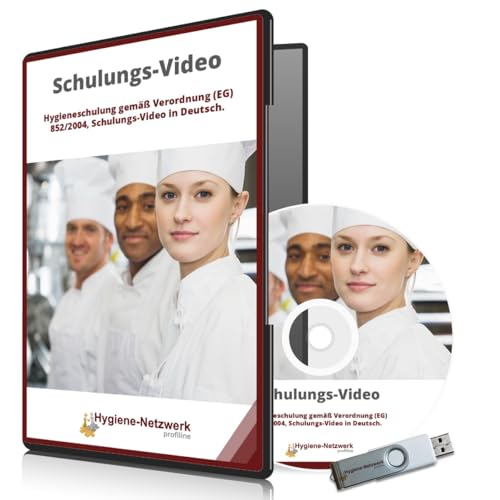 Hygieneschulung gemäß Verordnung EG 852/2004, auf Deutsch inkl. ausfüllbare Zertifikate von Hygiene-Netzwerk profiline