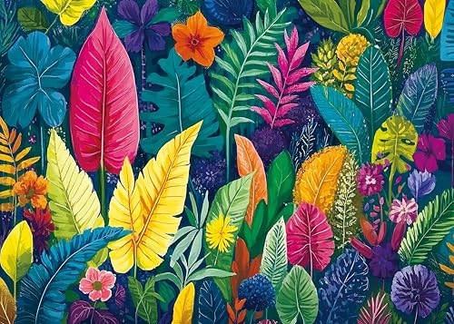 Hykmy Puzzle 1000 Teile Herausforderndes Rätsel Pädagogisches Spielzeug Geschenke Klassische Puzzles für Erwachsene und Kinder ab 14 Jahren,70x50cm-Bunter Dschungel Hykmy Puzzle 1000 Teile Herausforderndes Rätsel Pädagogisches Spielzeug Geschenke Klassische Puzzles für Erwachsene und Kinder ab 14 Jahren,70x50cm-Bunter Dschungel von Hykmy