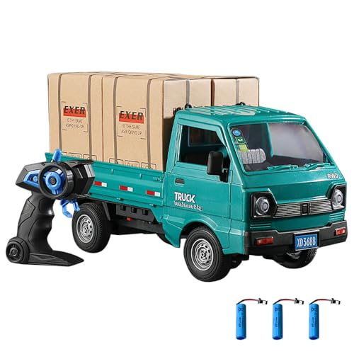 Hylukon Ferngesteuertes Auto, 1/16 2,4 GHz RC Truck, Ferngesteuerter LKW mit Heckabteil, Transport von Gütern, RC Auto für Kinder und Erwachsene Hylukon Ferngesteuertes Auto, 1/16 2,4 GHz RC Truck, Ferngesteuerter LKW mit Heckabteil, Transport von Gütern, RC Auto für Kinder und Erwachsene von Hylukon