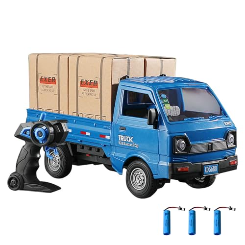 Hylukon Ferngesteuertes Auto, 1/16 2,4 GHz RC Truck, Ferngesteuerter LKW mit Heckabteil, Transport von Gütern, RC Auto für Kinder und Erwachsene Hylukon Ferngesteuertes Auto, 1/16 2,4 GHz RC Truck, Ferngesteuerter LKW mit Heckabteil, Transport von Gütern, RC Auto für Kinder und Erwachsene von Hylukon