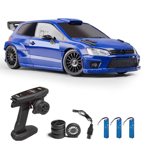 Hylukon Ferngesteuertes Auto, 1/28 2,4 GHz RC Auto Drift Car 4WD mit LED-Leuchten, Drift Auto Reifen, RC Drift Car als Geburtstagsgeschenk für Kinder und Jungen Hylukon Ferngesteuertes Auto, 1/28 2,4 GHz RC Auto Drift Car 4WD mit LED-Leuchten, Drift Auto Reifen, RC Drift Car als Geburtstagsgeschenk für Kinder und Jungen von Hylukon