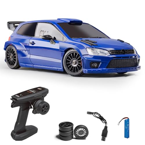Hylukon Ferngesteuertes Auto, 1/28 2,4 GHz RC Auto Drift Car 4WD mit LED-Leuchten, Drift Auto Reifen, RC Drift Car als Geburtstagsgeschenk für Kinder und Jungen Hylukon Ferngesteuertes Auto, 1/28 2,4 GHz RC Auto Drift Car 4WD mit LED-Leuchten, Drift Auto Reifen, RC Drift Car als Geburtstagsgeschenk für Kinder und Jungen von Hylukon