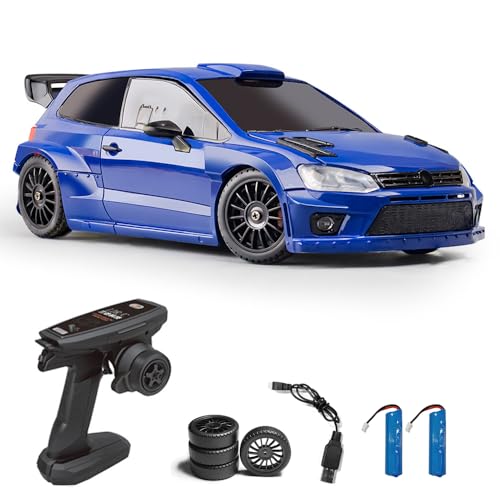 Hylukon Ferngesteuertes Auto, 1/28 2,4 GHz RC Auto Drift Car 4WD mit LED-Leuchten, Drift Auto Reifen, RC Drift Car als Geburtstagsgeschenk für Kinder und Jungen Hylukon Ferngesteuertes Auto, 1/28 2,4 GHz RC Auto Drift Car 4WD mit LED-Leuchten, Drift Auto Reifen, RC Drift Car als Geburtstagsgeschenk für Kinder und Jungen von Hylukon