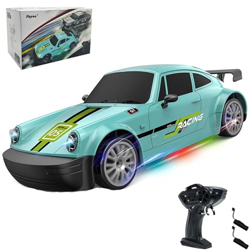 Hylukon Ferngesteuertes Auto, 1:20 RC Drift Car 2,4G Drift Auto mit Lichtern Austauschbaren Reifen Langer Ausdauer, RC Auto Drift Car für Kinder Jungen Mädchen Hylukon Ferngesteuertes Auto, 1:20 RC Drift Car 2,4G Drift Auto mit Lichtern Austauschbaren Reifen Langer Ausdauer, RC Auto Drift Car für Kinder Jungen Mädchen von Hylukon