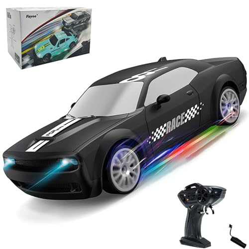 Hylukon Ferngesteuertes Auto, 1:20 RC Drift Car 2,4G Mit Lichtern, Austauschbaren Reifen, Langer Ausdauer - Für Kinder, Jungen, Mädchen von Hylukon