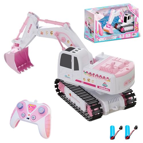 Hylukon Ferngesteuertes Baggerspielzeug, RC Auto Bagger LKW 6 Kanäle, 2,4 G, 360° Drehung, Baufahrzeuge mit Licht, Sound, Ferngesteuertes Auto Geburtstagsgeschenk Hylukon Ferngesteuertes Baggerspielzeug, RC Auto Bagger LKW 6 Kanäle, 2,4 G, 360° Drehung, Baufahrzeuge mit Licht, Sound, Ferngesteuertes Auto Geburtstagsgeschenk von Hylukon