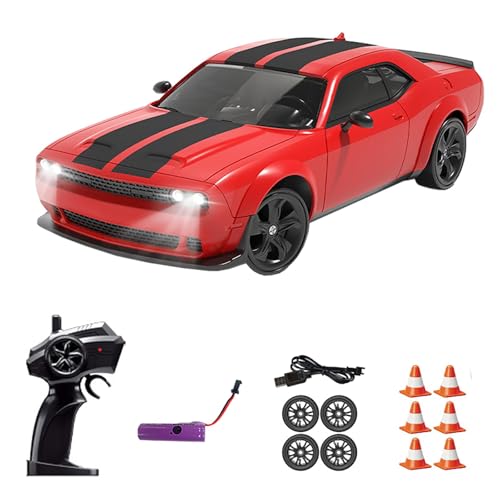 Hylukon Ferngesteuertes Drift Auto, 2,4 GHz RC Drift Car 4WD Elektro-Ferngesteuertes Auto mit LED-Leuchten, RC Auto Drift Car für Erwachsene Jungen und Mädchen Geburtstagsgeschenk Hylukon Ferngesteuertes Drift Auto, 2,4 GHz RC Drift Car 4WD Elektro-Ferngesteuertes Auto mit LED-Leuchten, RC Auto Drift Car für Erwachsene Jungen und Mädchen Geburtstagsgeschenk von Hylukon