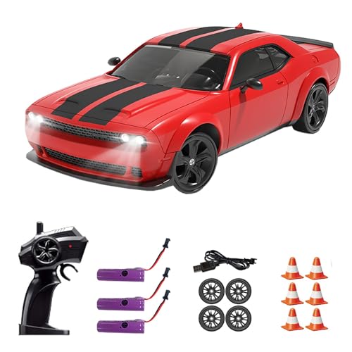 Hylukon Ferngesteuertes Drift Auto, 2,4 GHz RC Drift Car 4WD Elektro-Ferngesteuertes Auto mit LED-Leuchten, RC Auto Drift Car für Erwachsene Jungen und Mädchen Geburtstagsgeschenk Hylukon Ferngesteuertes Drift Auto, 2,4 GHz RC Drift Car 4WD Elektro-Ferngesteuertes Auto mit LED-Leuchten, RC Auto Drift Car für Erwachsene Jungen und Mädchen Geburtstagsgeschenk von Hylukon